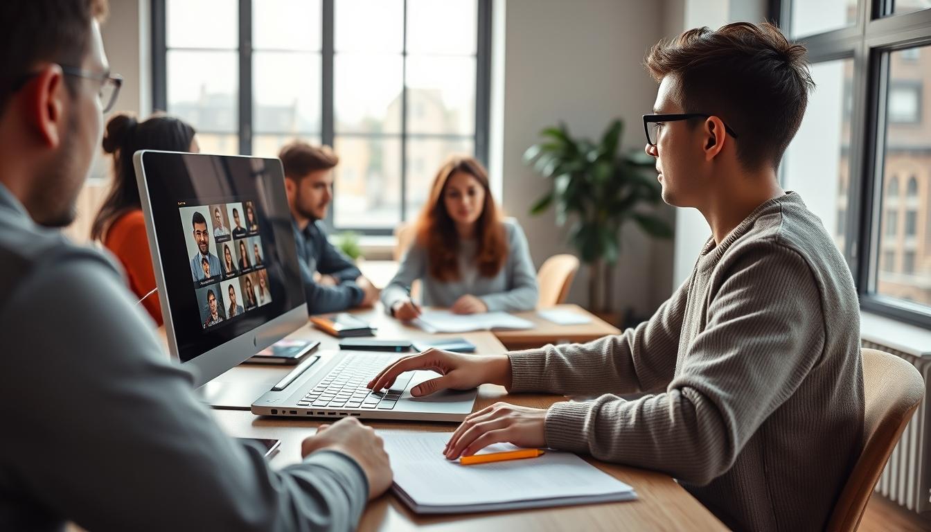 Students working in research laboratory